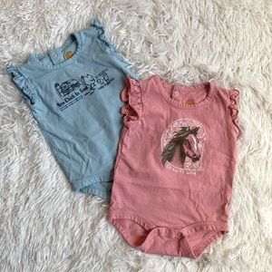 Carhartt Baby Girls Onesie Bundle